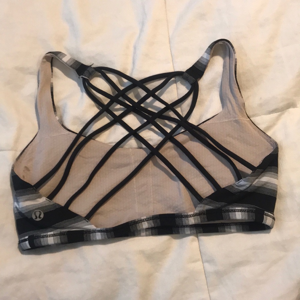 Lululemon strappy sports bra